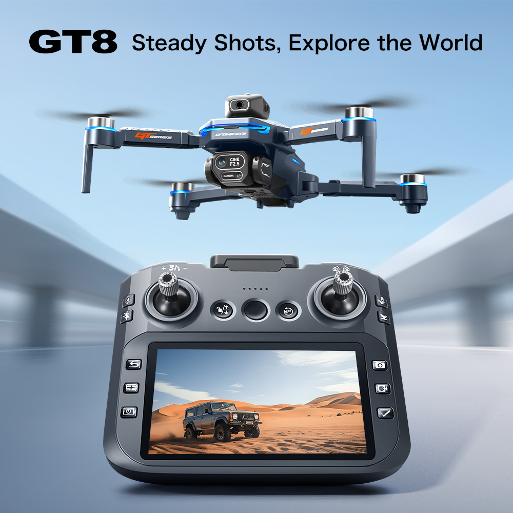 GT8 Max Foldable Drone 8K HD P - Drone Camera Lens review and price