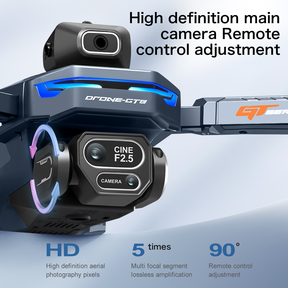 NEW GT8 HD RC Drone 4K Profess - Drone Camera Lens review and price